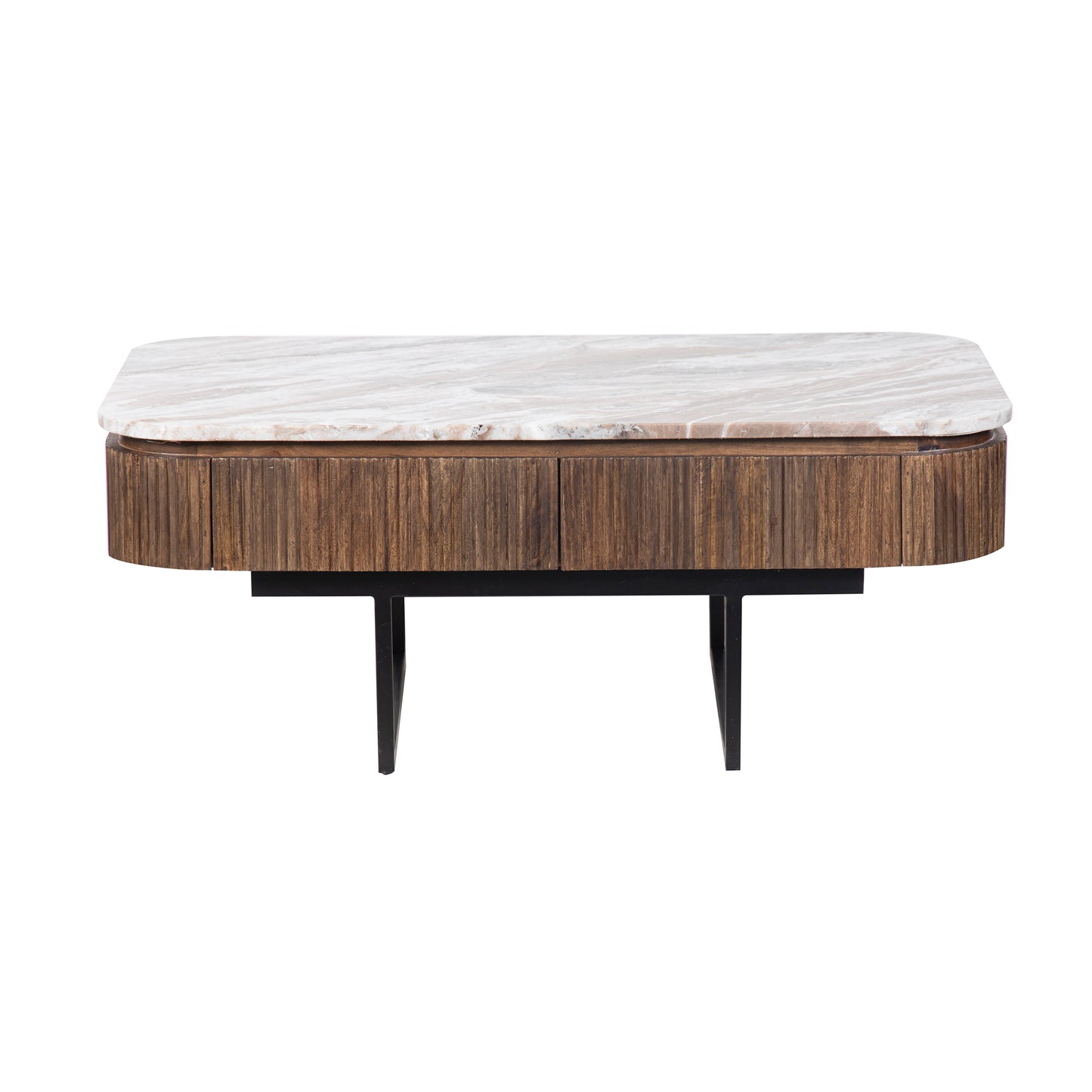 Table basse plateau marbre | Manguier Kfir III