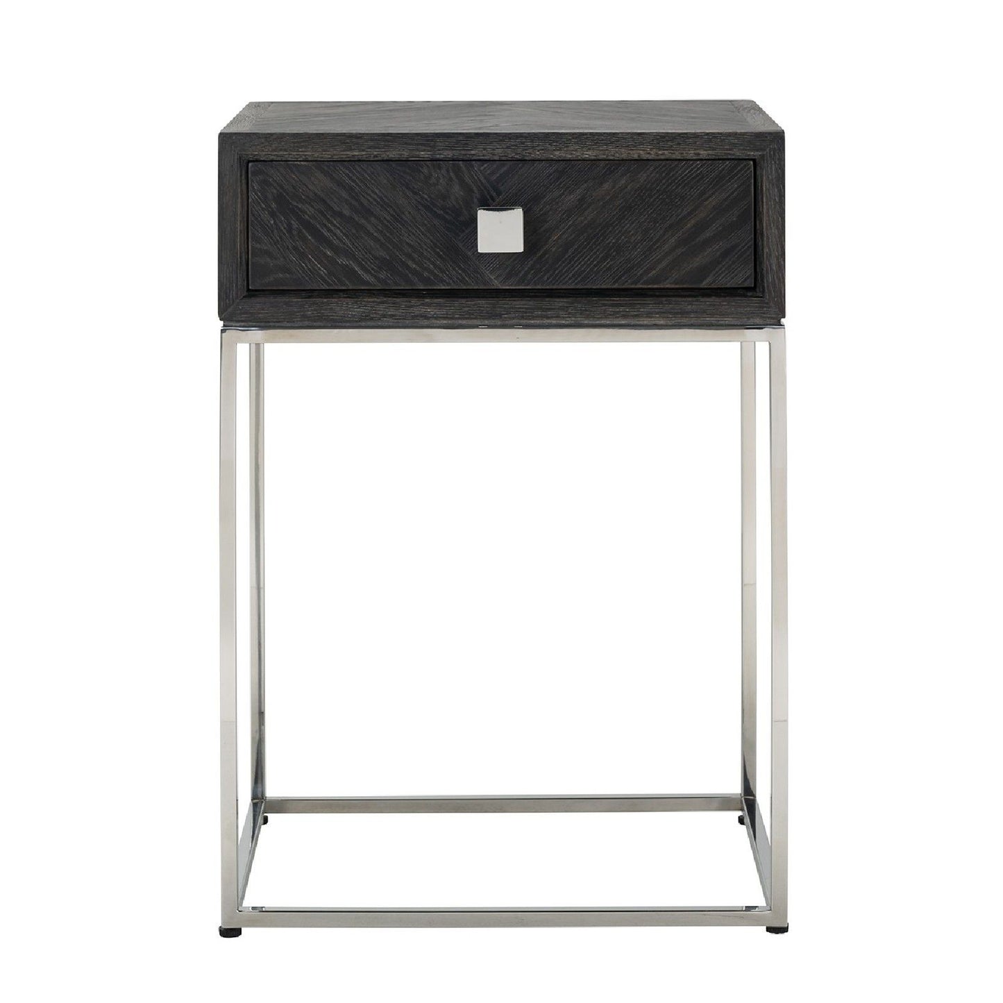 Chevet Blackbone silver 1-tiroir