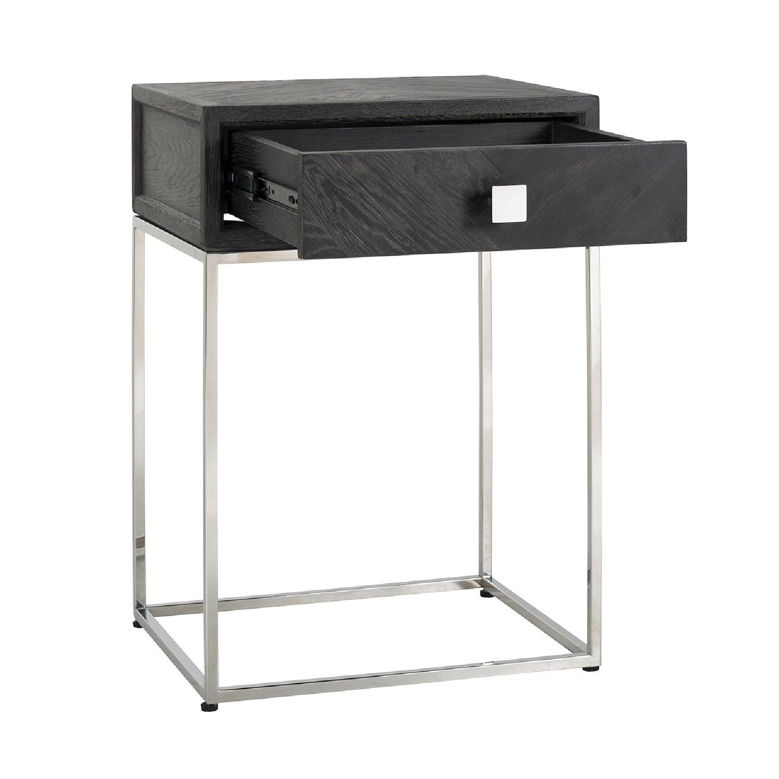 Chevet Blackbone silver 1-tiroir