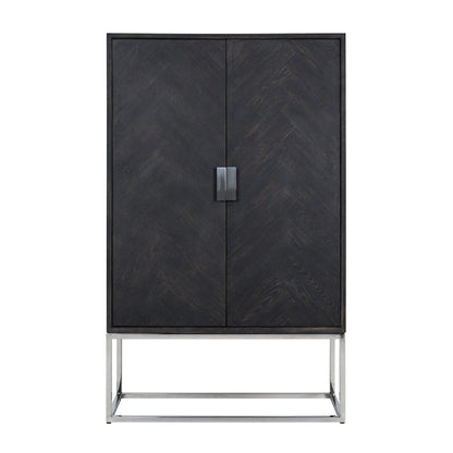 Présentoir Blackbone silver avec 2-portes