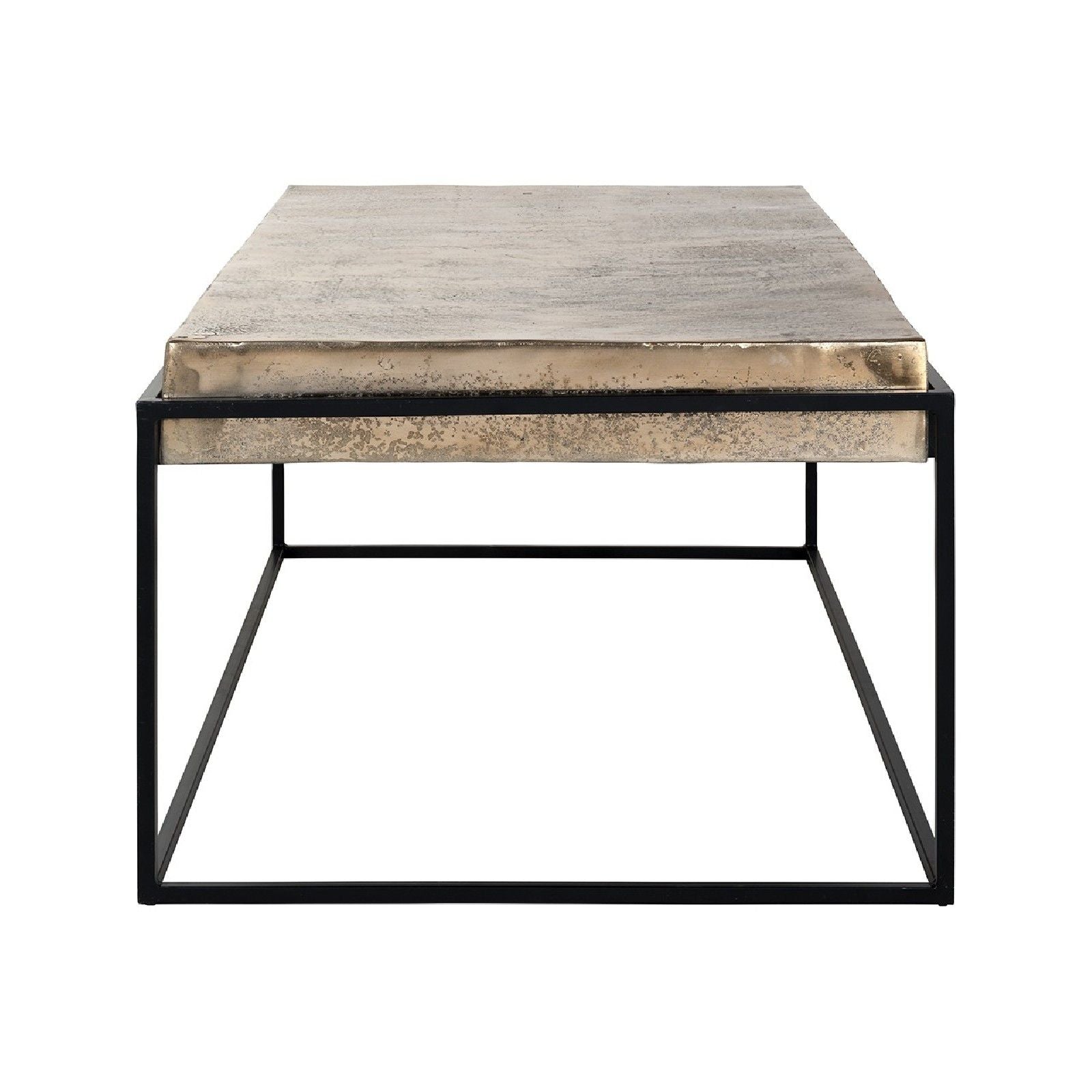 Table de salon Calloway champagne or
