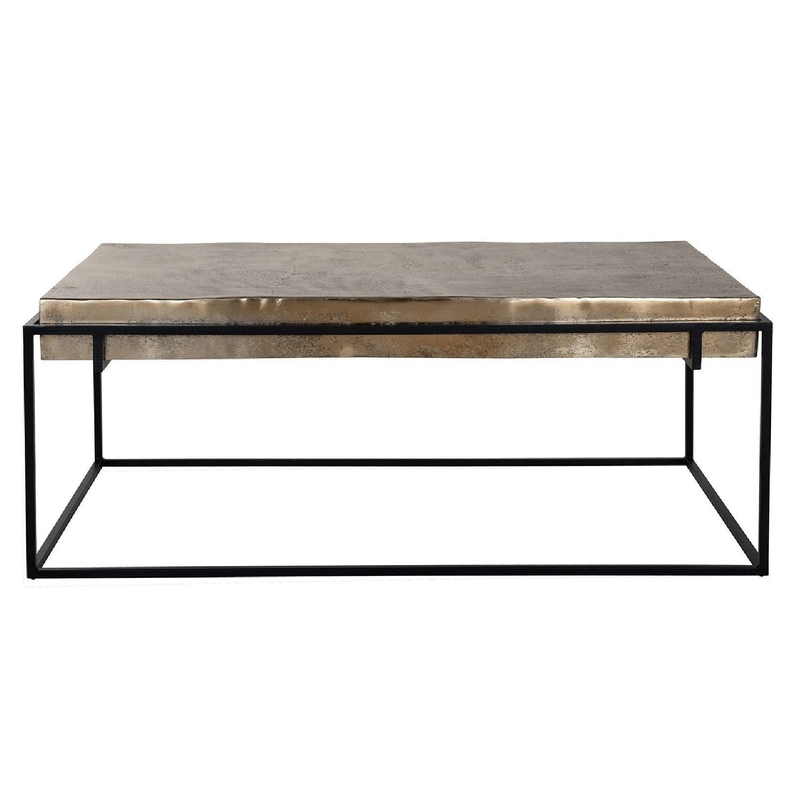 Table de salon Calloway champagne or
