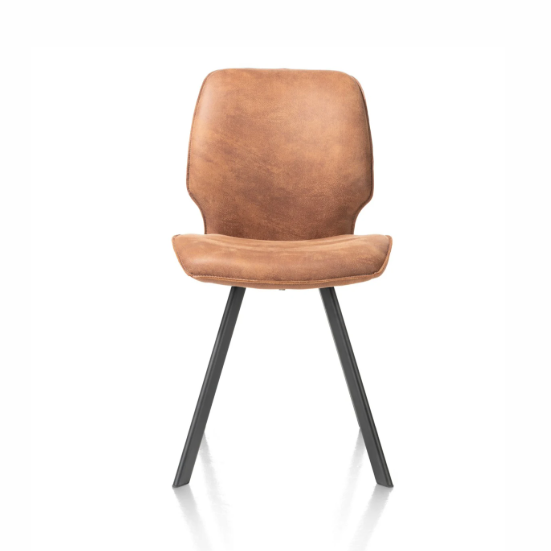 Chaise Cuir Cognac | Sasha