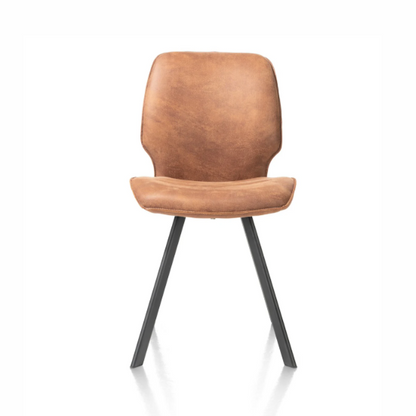 Chaise Cuir Cognac | Sasha