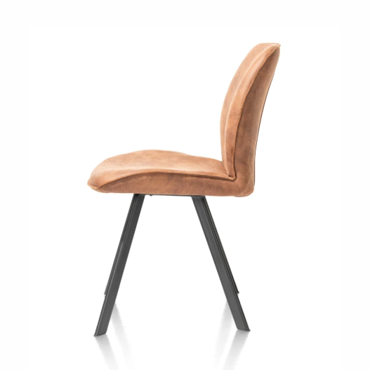 Chaise Cuir Cognac | Sasha