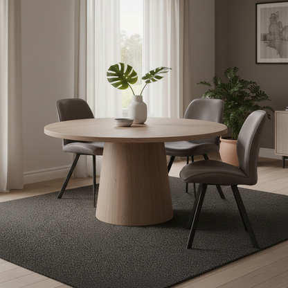 Chaise Cuir Noir Casse | Sasha