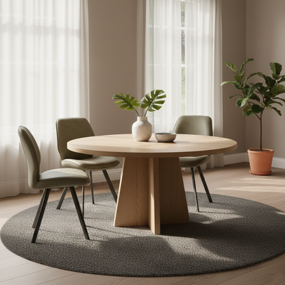 Chaise Cuir Olive | Sasha