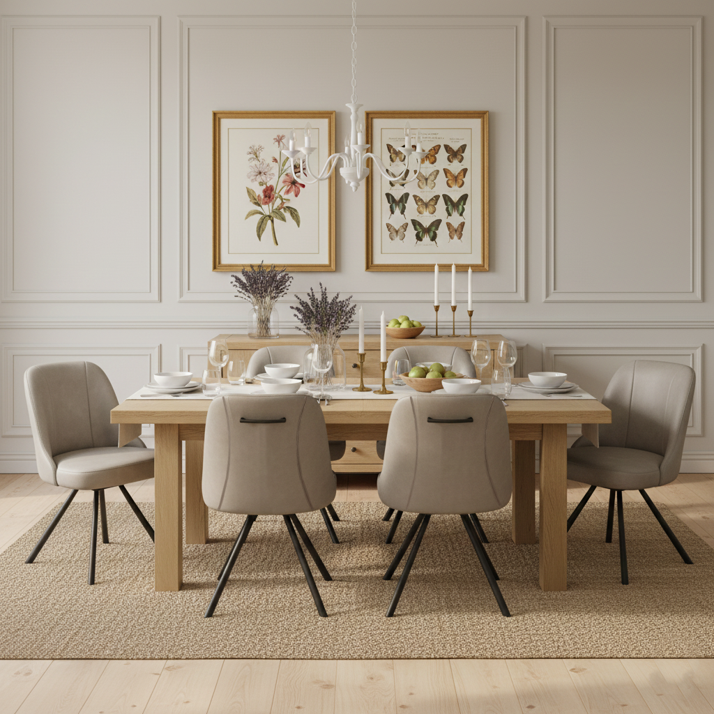 Chaise gris clair | Eran