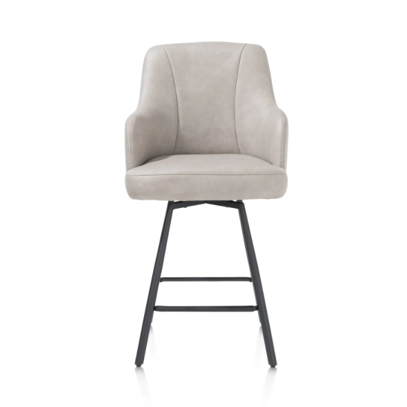 Chaise de bar gris clair | Eran