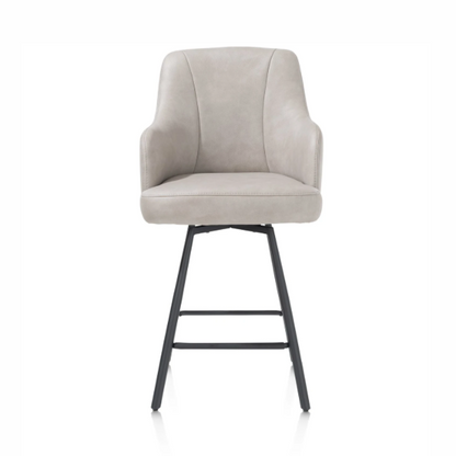 Chaise de bar gris clair | Eran