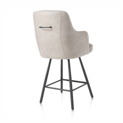 Chaise de bar gris clair | Eran