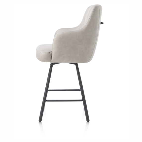 Chaise de bar gris clair | Eran