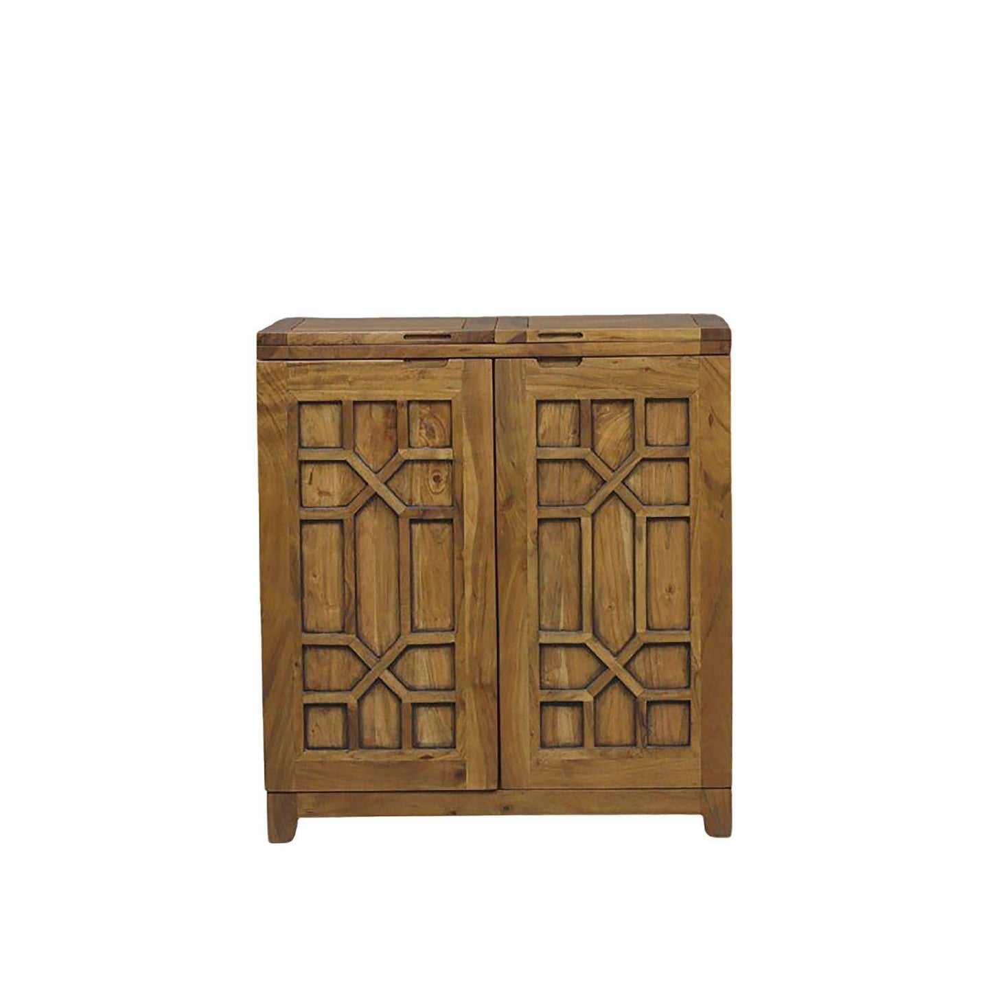 Bar rabattable arabesque bois exotique