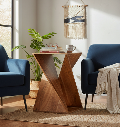 Table d'appoint pour canapé | Acacia Aria