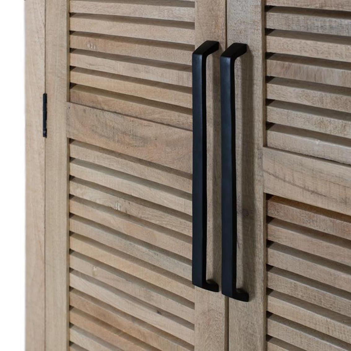 Armoire à 2 portes bois massif en manguier – Paran