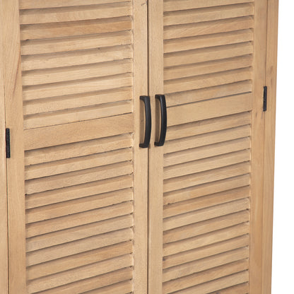 Armario de 2 puertas de madera maciza de mango – Paran