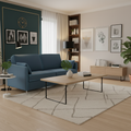 Sofá reclinável elétrico de 2 lugares com chaise longue | Gwalior
