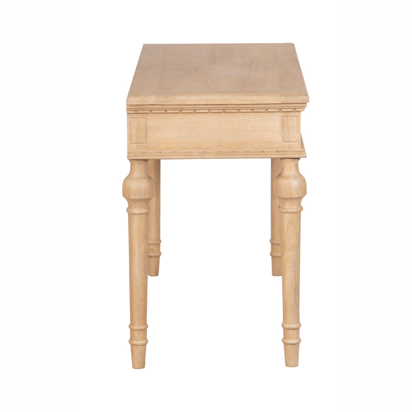Console Boston en bois de manguier dans un salon moderne