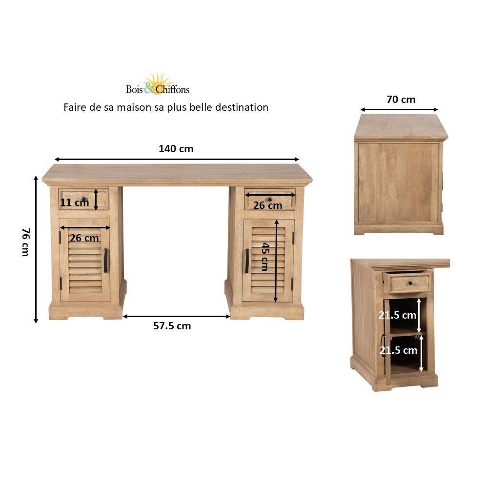 Secretária | Madeira de manga | Paran II