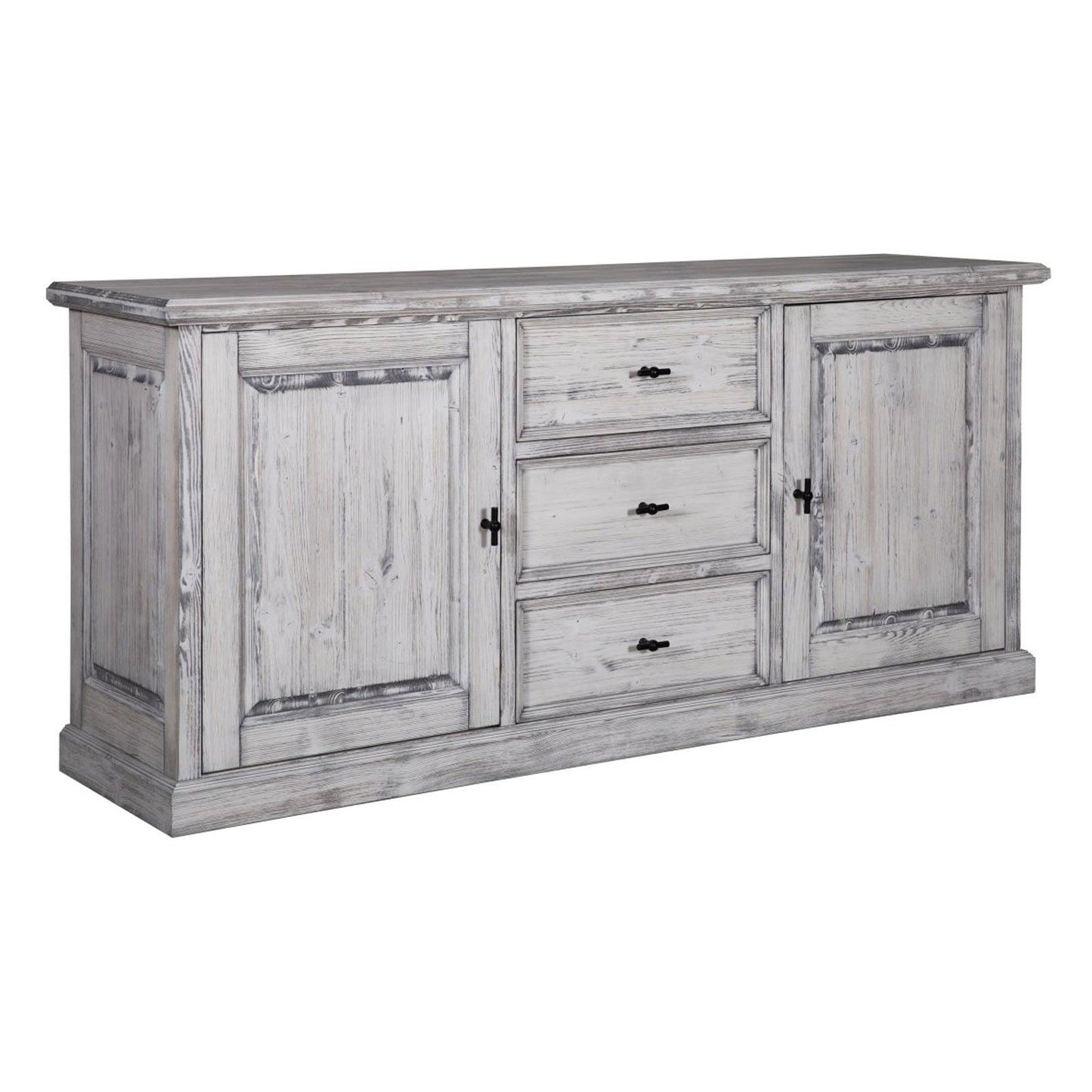 Aparador "Pinho Provence" com 2 portas e 3 gavetas
