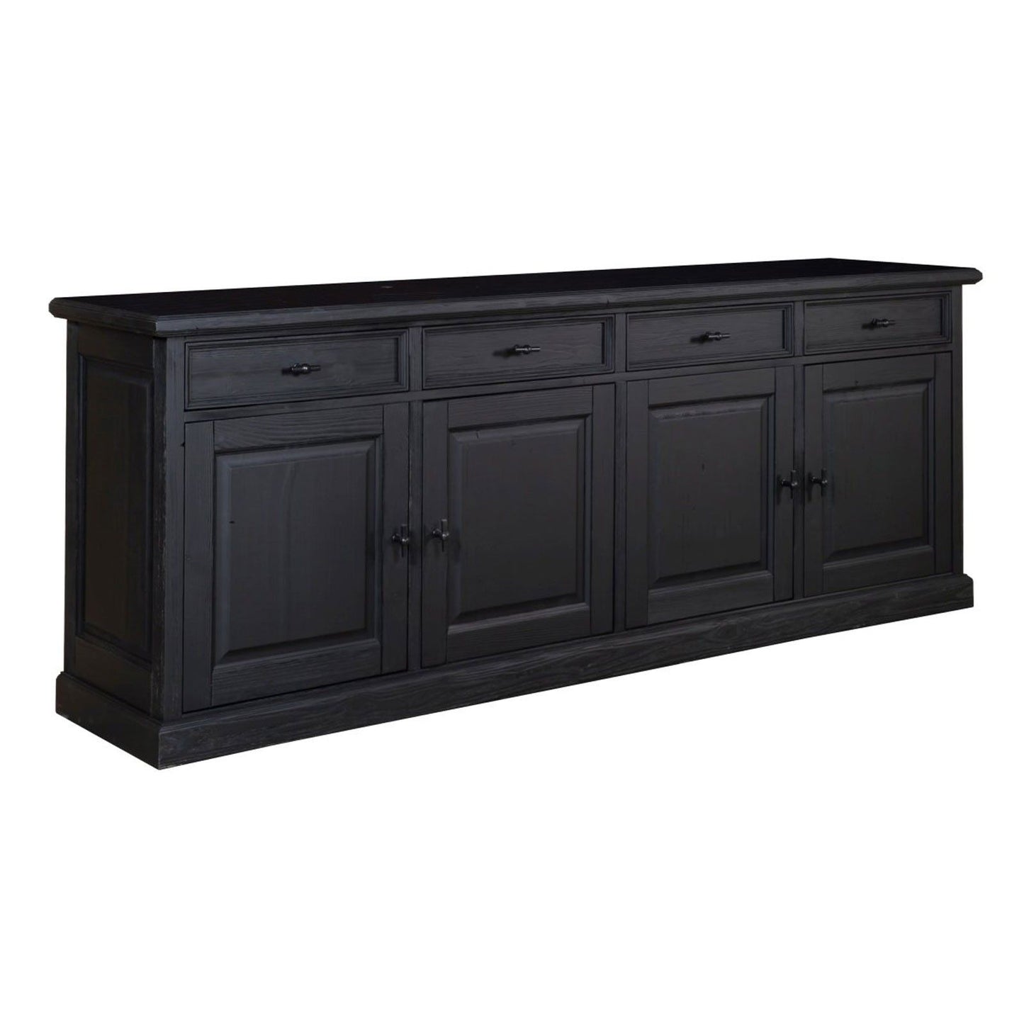 Aparador "Pinho Provence" com 4 portas e 4 gavetas