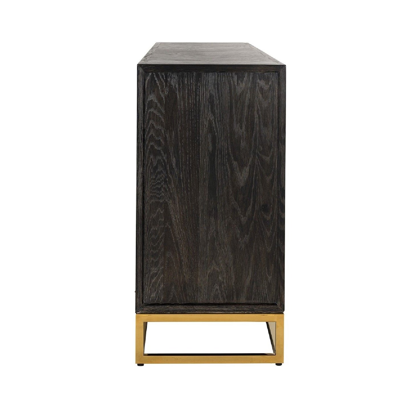 Aparador Blackbone Gold 4 portas + espaço aberto