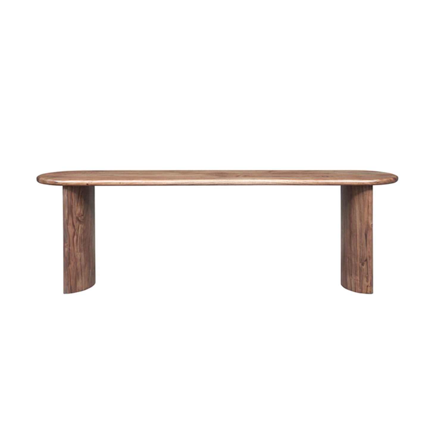 Banc arrondi bois massif | Acacia Ellipse