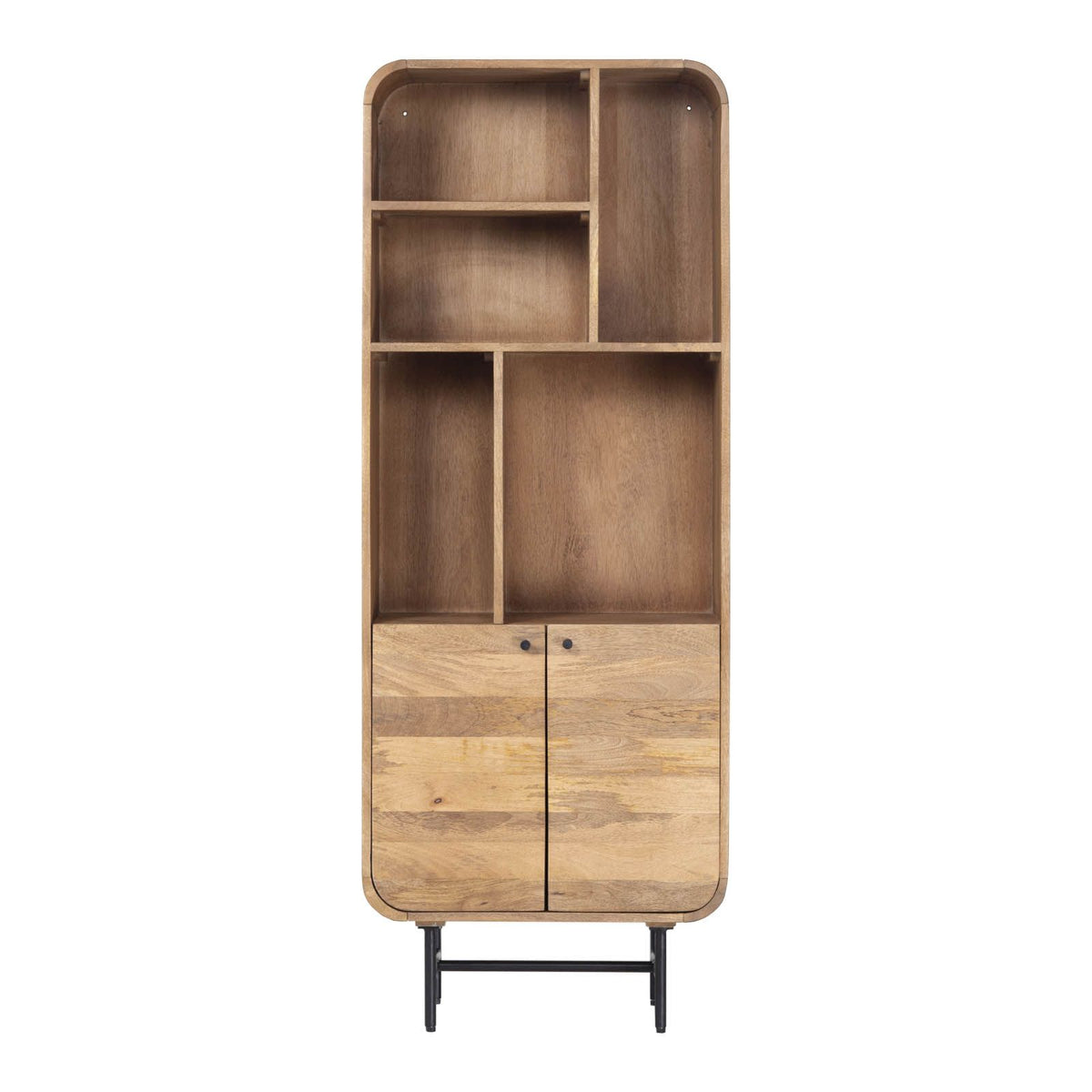 Détail du grain de bois de la Bibliothèque Mango Maidi