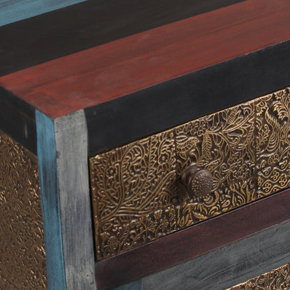Aparador de 2 puertas y 1 cajón | Madera de mango Pushkar