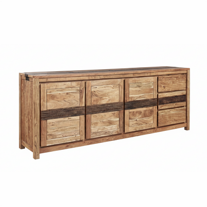 Aparador grande com 3 portas e 3 gavetas | Acacia Tatoo