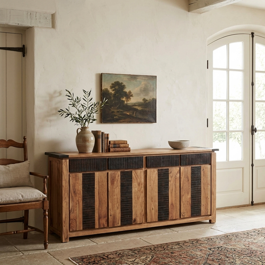 Buffet 4 Portes 4 Tiroirs | Acacia Moon