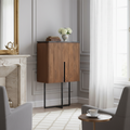 Buffet Haut 2P plateau marbre noir | Manguier Kfir