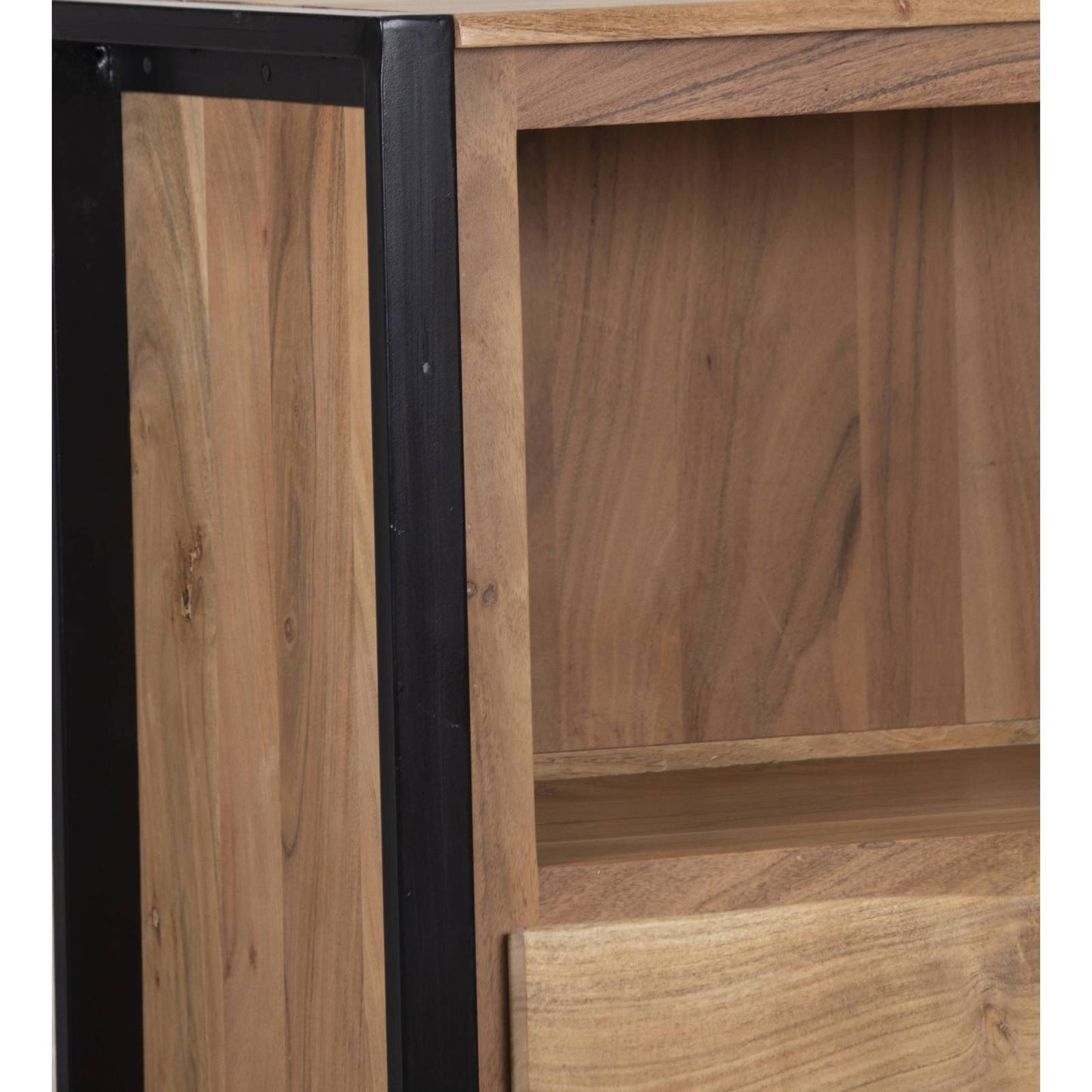 Aparador alto 2 portas 2 gavetas | Acacia Bunting