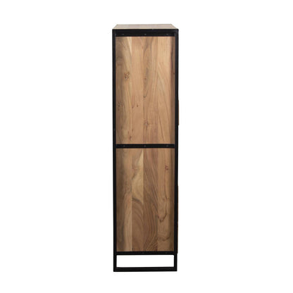 Aparador alto 2 portas 2 gavetas | Acacia Bunting
