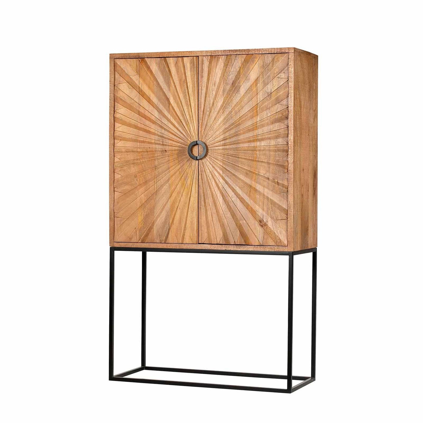 Buffet haut sculpté manguier | Solaris II