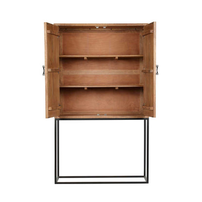 Buffet haut sculpté manguier | Solaris II