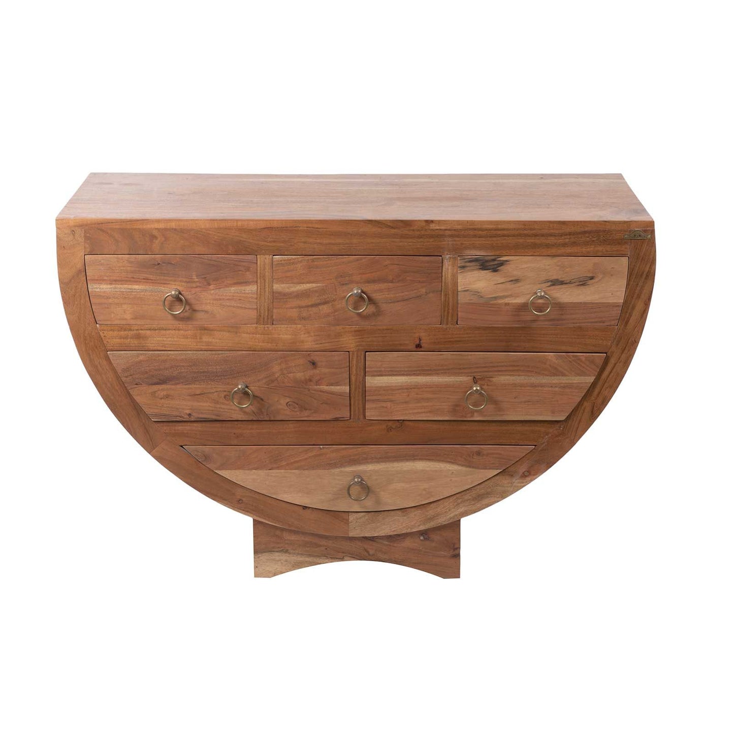 Commode 6 tiroirs en acacia massif | Moon III