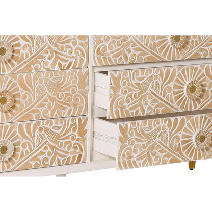 Commode sculptée 6 tiroirs | Manguier Bali