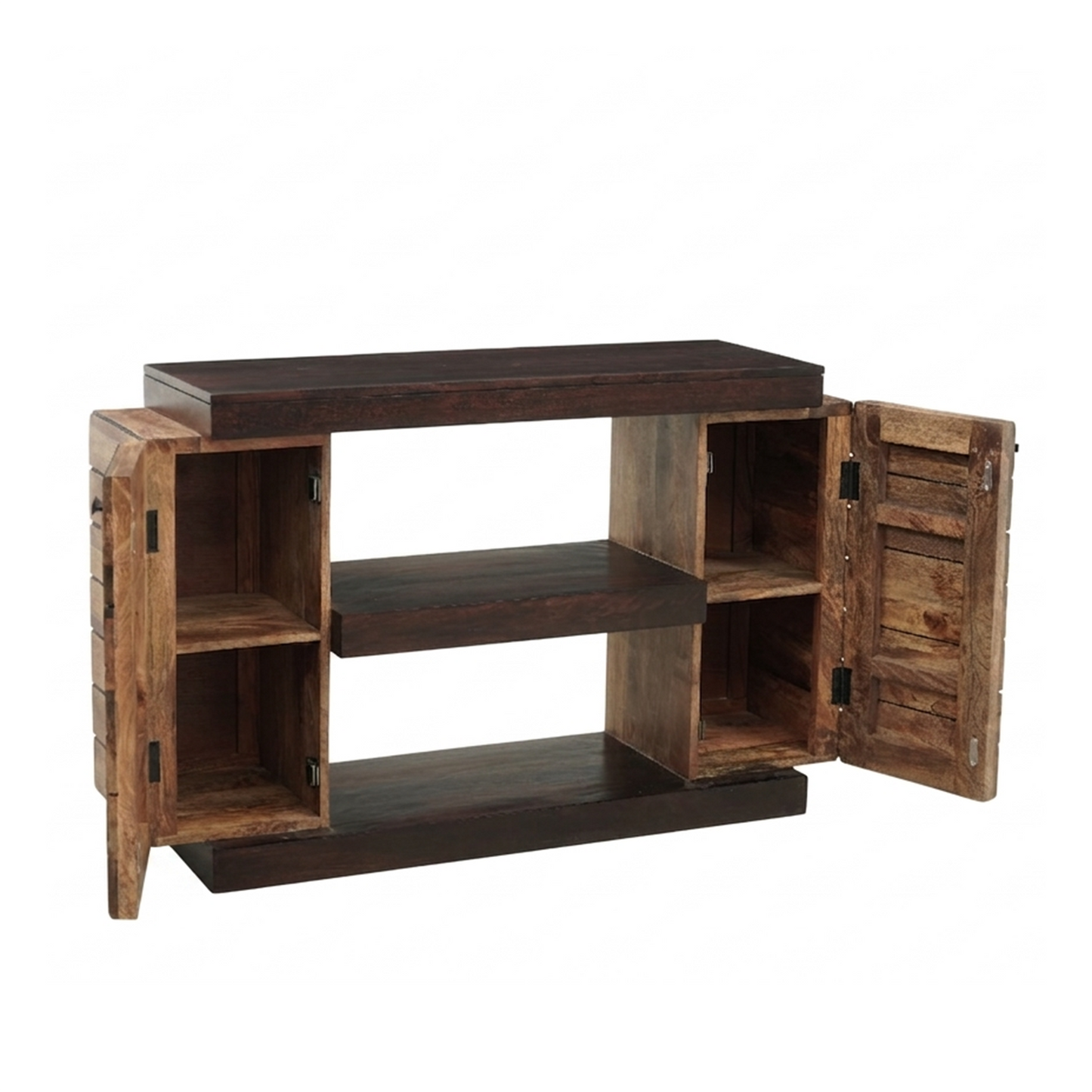 Console bois bicolore | Manguier Herods