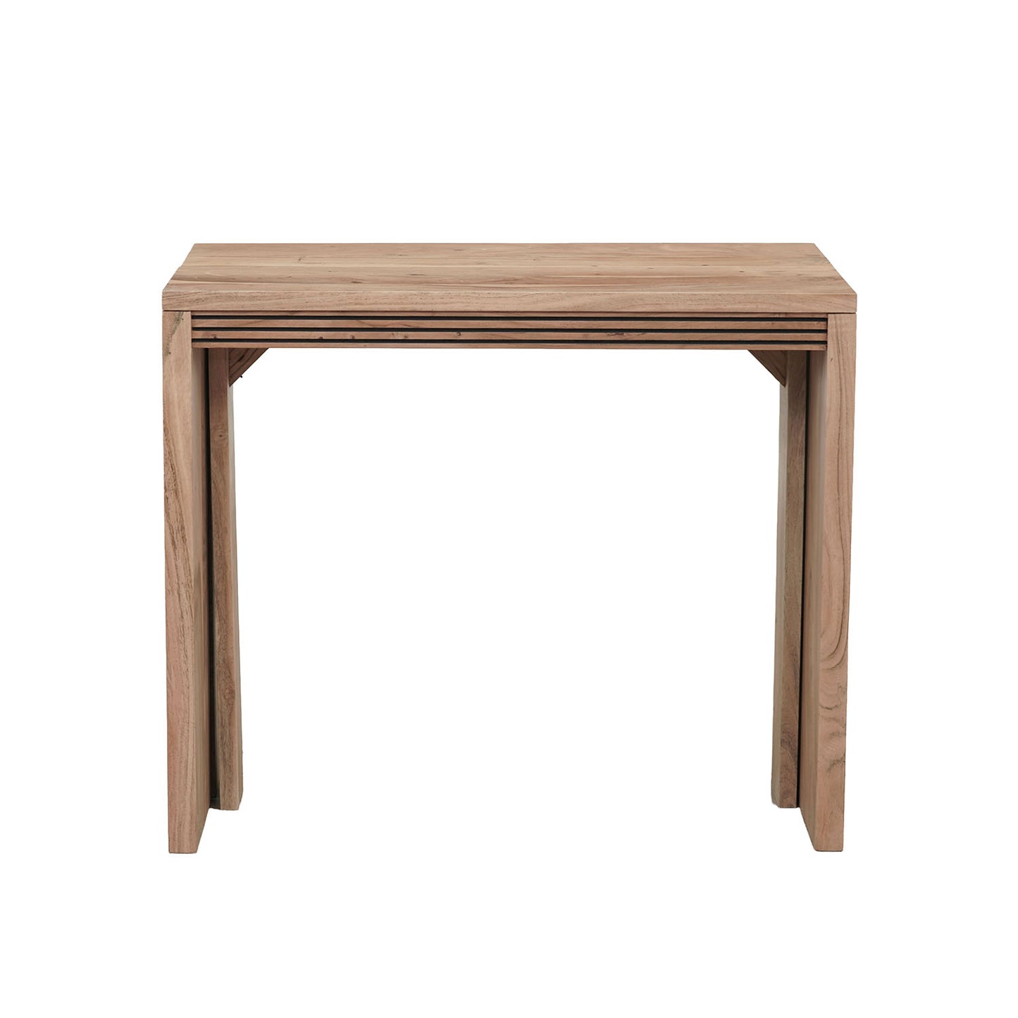 Console extensible naturelle | Acacia Katan II