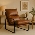Damo Fauteuil Brun | Leather