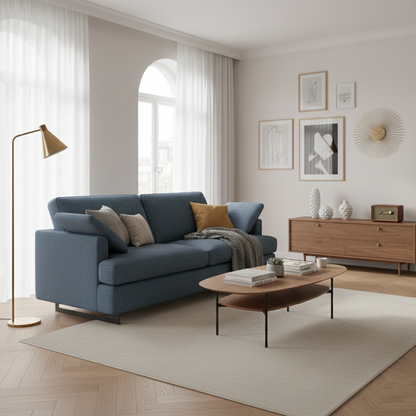 Sofá reclinable eléctrico de 2 plazas con chaise longue | Gwalior