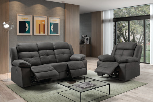 Fauteuil Cuir Relax Électrique | Sydney Gris