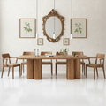 Table de repas Acacia Maglan avec pieds élégants