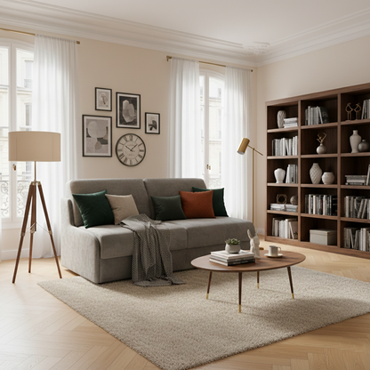 Sofá reclinável elétrico de 2 lugares com chaise longue | Gwalior