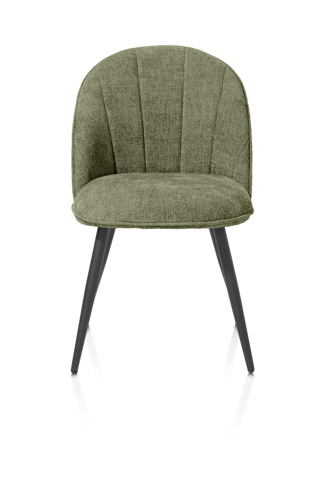 Chaise Rembourrée Vert | Arcade