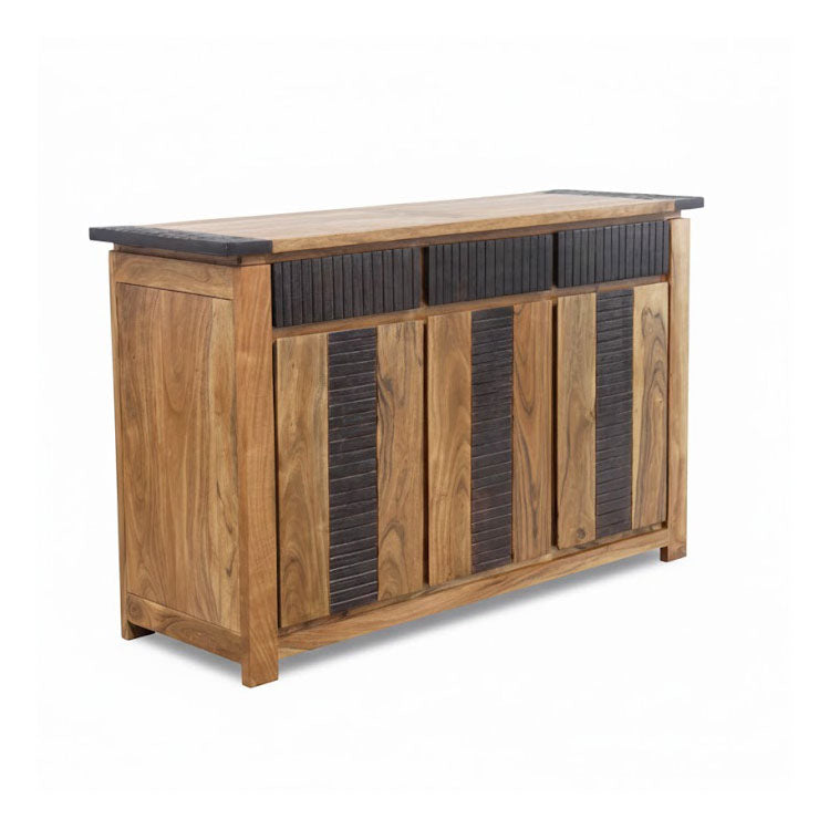 Aparador com 3 portas e 3 gavetas | Acacia Moon