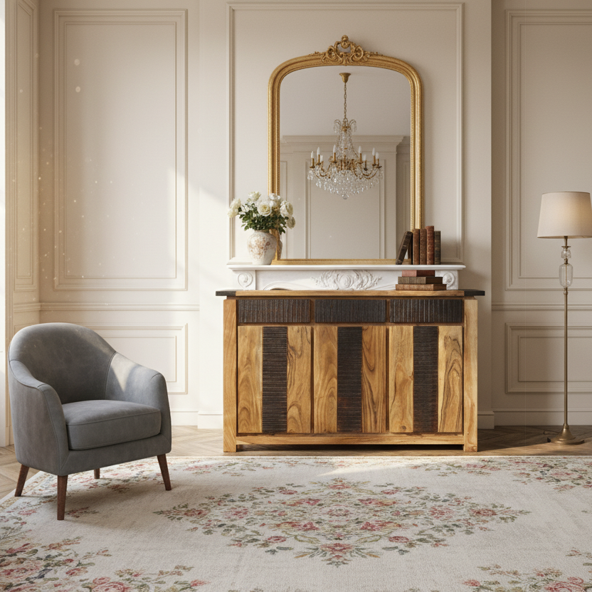 Buffet 3 Portes 3 Tiroirs | Acacia Moon