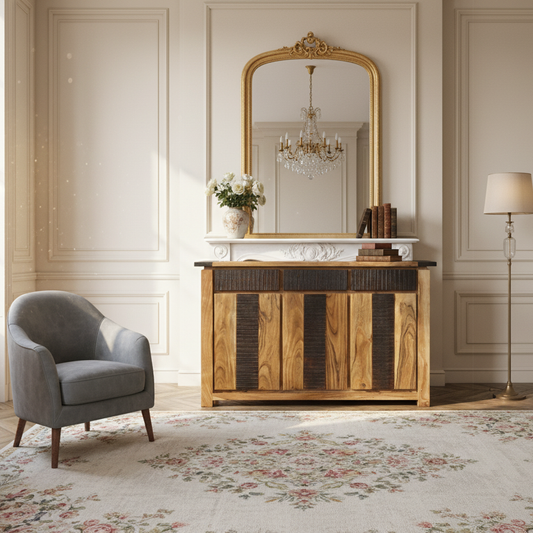 Buffet 3 Portes 3 Tiroirs | Acacia Moon