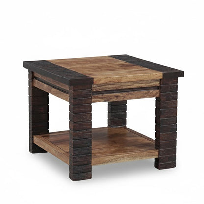 Mesa auxiliar de madera maciza | Acacia Moon